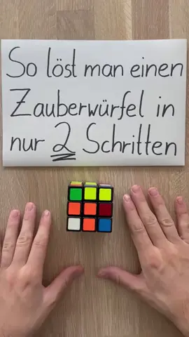 So löst du den Zauberwürfel in nur 2 Schritten