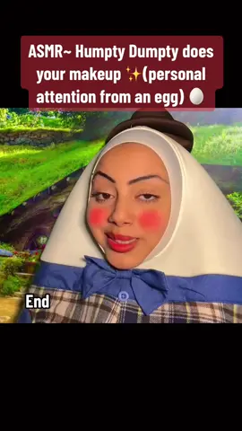 ASMR~ Humpty Dumpty does your makeup ✨(personal attention from an egg) 🥚#asmrsound #asmr #mayawinky #viral 