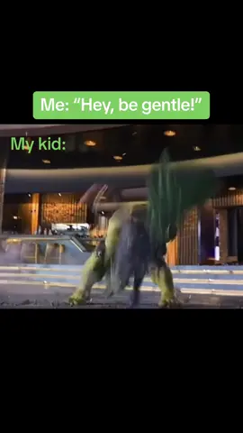 #parenthood #sahd #lifewithkids #crazykids #begentle #hulksmash #hulkandloki 