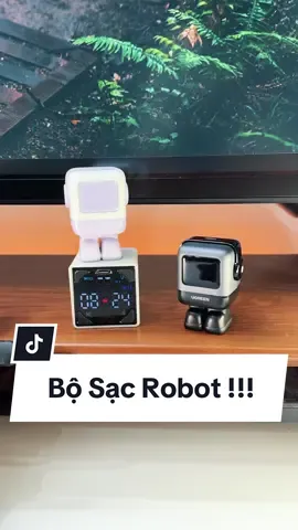 Một bộ sạc robot cực đẹp cho anh em dùng cho góc setup #nghiensetup #desksetup #sacdienthoai #sacnhanh 