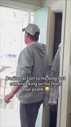 Dad’s reaction to his long lost son knocking on his front door prank. #dad #fatherson #reaction #family #drama #comedy #funny #prank #lost #stranger #dadlife #dadjokes #relatable #confused #rant #madad #dadsbelike #dadsoftiktok #foryou #fyp #trend #trending #this #original 