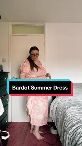 Bardot style dress for under a tenner! #TikTokMadeMeBuyIt  #SpringSale  #beautytips  #plussizeedition  #plussizeclothing 