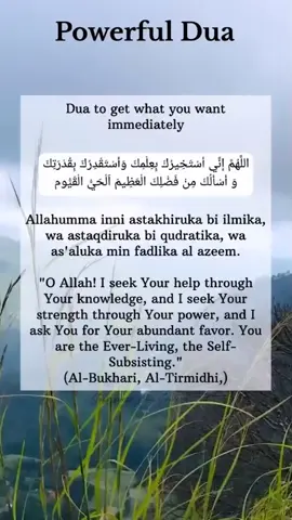 Powerful Du'a: ✨Du'a to get what you want Immediately.✨ #selfreminderislamic 