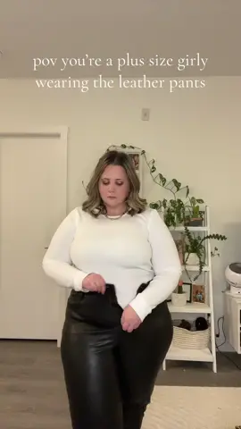just wear the pants. Top is feom @Rickis.fashion in a size XL pants are from @Reitmans in a size 18 #plussizefashion #canadianfashion #plussizecanadian #grwm #pov #styleinspo #plussizestyle #millennialsoftiktok #plussizegrwm #outfitinspo 
