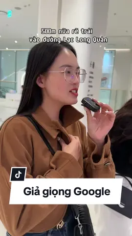 Ngẫu hứng giả giọng chị Google =))) Tôi cũng bất ngờ về khả năng của mình 🤣 Cảm ơn bà chị @Khổng Anh đã quay iem kkkk #gionggoogle #voice #girls #fyp #trending #xuhuong  