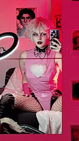 the confidence this cosplay gives me is dangerous-// #hazbinhotelcosplay #fyp #angeldustcosplay #hazbin #angeldust #angel #hazbinhotel #hazbincosplay 