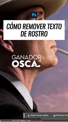 🔥 Te enseño a remover texto correctamente en Adobe Photoshop. 😎 Tú proceso creativo será mucho más profesional y efectivo, además de que los resultados son excelentes. 👍🏽 Sígueme para más consejos de diseño gráfico. #diseñografico #diseñográfico #diseñograficotips #adobephotoshop #adobephotoshoptips #adobephotoshoptutorial #photoshoptips #adobeillustratortools @Adobe 