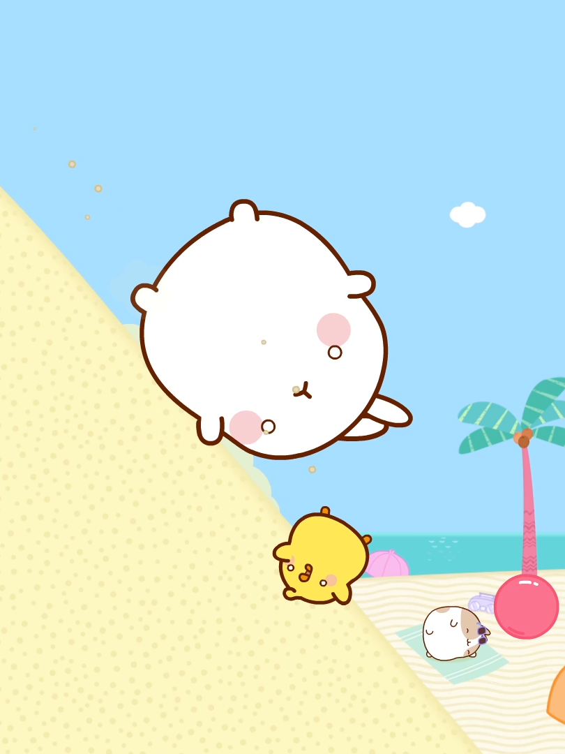 Have you been to the beach last year? 🌴 Molang Season 2, Episode 18 #fullepisode#beach #fun #fyp #cute