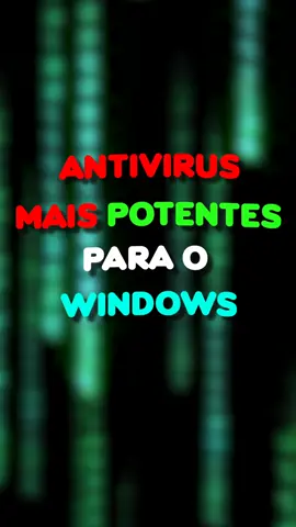 ANTIVIRUS MAIS POTENTES PARA O WINDOWS (PC) #windows #windows10 #otimizacao #antivirus #pcfraco 