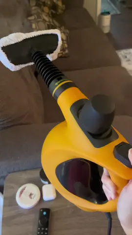 Just add water! And you can use this thing on everything it sanitizes and kills all them germs 🦠without chemicals and strong smells and it will keep up dirt and grim as well ill be making more videos on all the other attachments that came with this! My new obsession 😩💗.  #handheldsteamer #steamcleaner #steamer #tiktokshopdeals #CleanTok #sanitize #germs 