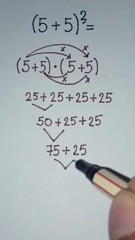 (5 + 5)² #mathematiktoks  #matematicas  #produtonotavel  #maths  #agoravocejasabe 