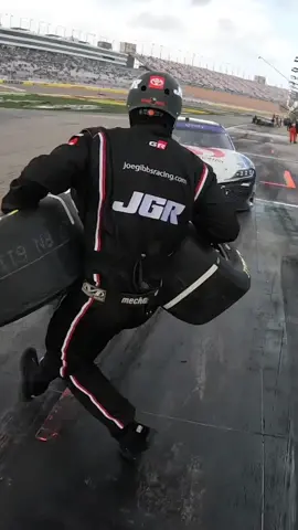 Brakes on fire? No problem… #teamtoyota  #nascar #nascardiecast #nascarauthentics #nascarpitstop #pitcrew #nascarracing #nascaronfox #nascarfoxsports #nascartrucks #truckseries #johnhunternemechek #johnhunter #tirechange #athlete #athletes #crew #pitcrew #cars #racing #racecar #race #Motorsport #motorsports #joegibbs #joegibbsracing #xfinity #xfinityseries