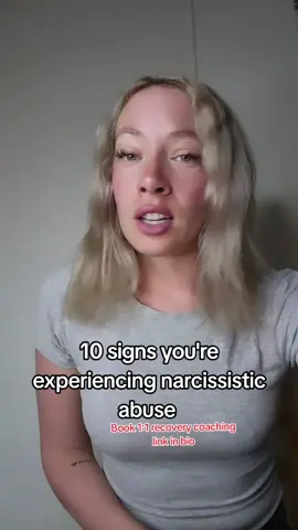 10 signs you're experiencing narcissistic abuse. #healingfromnarc #narc #narcissistbehavior #narcissist #npd #covertnarcissist #narctok #narctokadvice #narcissisticabuse #narcissisticrelationship #narcaware 