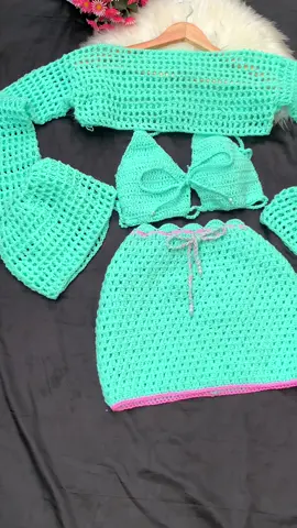 Just because i love this sound😂❤️ Tell me how you want your design to be and let’s recreate it for you🤭🥰 THREE PIECE SET available and can be recreated in different colors and sizes.  #crochet #smallbusinessowner #handmade #fyp #tiktoknigeria🇳🇬 #beachoutfit #phelliescrocheroom #foryou 
