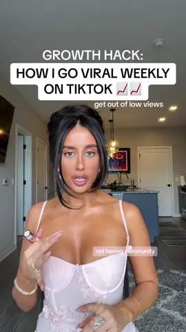 These tips have helped me grow so much!! Not only grow but gain engagement and community- which is so important for your brand identity!! Think BIGGER picture- dont just think “go viral”. 🫶🏼 #tiktokstrategy #tiktoktipsandtricks #tiktokgrowthtips #socialmediamarketing #greenscreen #contentcreatortips #growontiktok #lowviews 