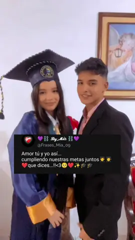 #amor #metas #sueños #juntos #estudio #❤️ 👩‍🎓🧑‍🎓❤️✨🎓🎓