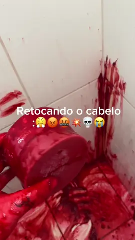 Os dias de retocar o cabelo são sempre caóticos #cabelovermelho #redhair #fyp #amend #cabelocacheado #cherryred 