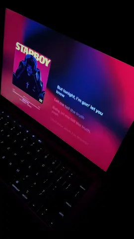 Die For You - The Weeknd #fyp #macbook #applemusic #lyrics 
