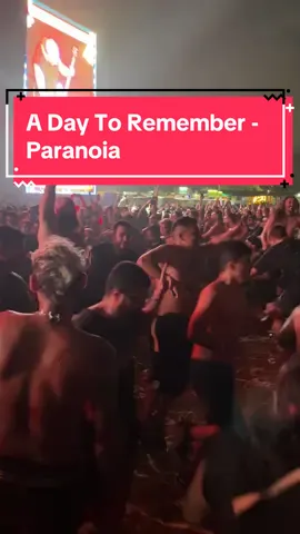 Circle Pit no I Wanna Be Tour, Rio de Janeiro. A Day To Remember - Paranoia  #circlepit #moshpit #metalcore #iwannabetour #rock 