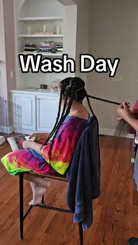 Wash Day!! My youngest requested the same style!🙌🏾 lol #WashDay #washdayroutine #blackhairstyle #haircare #longhairstyles #NaturalHair #naturalhairtiktok #MomsofTikTok #blackmomsoftiktok #polynesianhair #hairtok #mixedhair 