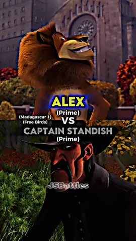 Alex vs Captain Standish #freebirds #madagascar #alexthelion #edit #jsbattles 