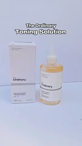 The Ordinary Toning solution It has 7% of glycolic acid  — Good for dry, normal, dull, hyperpigmented, blackhead, and enlarged pore skin. #theordinary #theordinaryskincare #theordinaryglycolicacid #toningsolution #skincare #fyp #fypシ  @theordinary_official.ph 