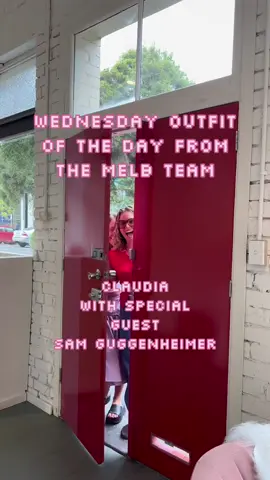 Wednesday outfit of the day from the Melbourne team. With special guest @Sam 💘 #OOTD #talentmanagement #onedaydream #CapCut 