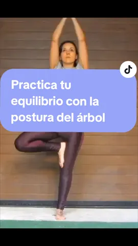 💫 Vrikshasana o postura del árbol 📝 ¿QUÉ NOS APORTA - Fortalece las piernas, los gemelos y los tobillos - Estira las ingles, los muslos, los hombros y el pecho. - Trabaja el sentido del equilibrio y de la coordinación - Estimula la digestión, alivia el estreñimiento y mantiene el buen funcionamiento de los riñones. 🧘‍♀️ ¿CÓMO LA PRACTICAMOS? - Comienza de pie en la posición de la montaña, con los pies juntos y los brazos a los costados del cuerpo. - Dirige tu peso hacia el pie izquierdo y flexiona la rodilla derecha, llevando la planta del pie derecho a la cara interna del muslo. - Encuentra un punto fijo frente a ti para mantener el equilibrio y eleva las manos por encima de la cabeza, juntando las palmas en forma de oración. - Mantén la columna erguida, el abdomen contraído y los hombros relajados. - Repite con la otra pierna. ✅ ¿CÓMO LA ADAPTAMOS? - Si te resulta difícil mantener el equilibrio puedes optar por dejar la punta del pie en el que no tienes el peso en el suelo. Cuando estés más cómoda puedes probar a llevar el pie al gemelo. - Puedes abrir los brazos si así te resulta más fácil mantener el equilibrio. - Si sientes que podrías desafiarte un poco más baja las manos juntas hacia el pecho y llévalas al lado de la pierna que soporta el peso mientras giras la cabeza hacia el otro lado. Intenta aguantar de 30 segundos a un minuto por cada lado 🙏🏻 #yoga #instayoga #yogapractice #practicayoga #yogainspiration #yogaeverydamnday #yogaeverywhere #yogaeveryday #yogaencasa #yogaenespañol #yogagirl #yogagoals #yogateacher #yogalove 