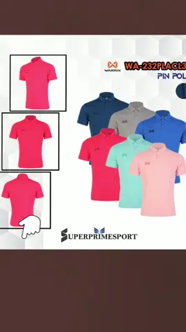 เสื้อโปโล WARRIX รุ่นใหม่ WA-232PLACL34 เสื้อโปโลแขนสั้น เสื้อสีล้วน PIN POLO เสื้อวอริกซ์ แท้ 100% #เสื้อโปโล #เสื้อผ้าแฟชั่น #เสื้อวอริกซ์ 