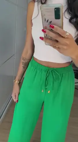 Calça Pantalona Feminina Tecido Duna Cintura Alta Moda Tendência #achadinhos #shopee  #moda #tiktok  #feminina 