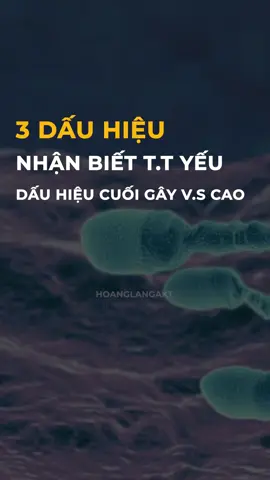 3 dấu hiệu nhận biết trung tình yếu #foryou #xuhuong #tamsu #yeusinhly #sinhlynam #xuattinhsomnaumgioi #LearnOnTiktok #edutok #HoangLangAKT