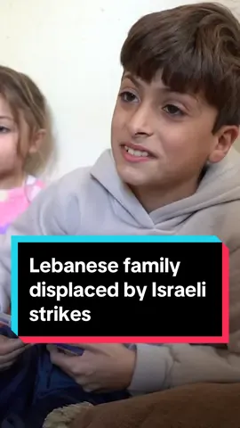 Farah and her six children have been living in a classroom for five months after they were forced to flee their village in south Lebanon due to continuous Israeli bombing #lebanon #israel 