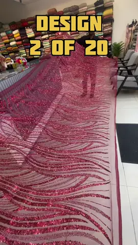 Today, we unveil our second design out of 20: a captivating net fabric adorned with heavy shimmer, sequins, and intricate beadwork. Elevate your fabric shopping experience with our exclusive designs. Stay tuned for more fabric magic!  Location: Meena bazar, bur Dubai, next to Nesto supermarket  WhatsApp: 050 494 9540 Timing: Monday to Sunday 10am to 9pm #dubai #fabricity #fashion #fabric #shopping #designer #eid #wholesale 