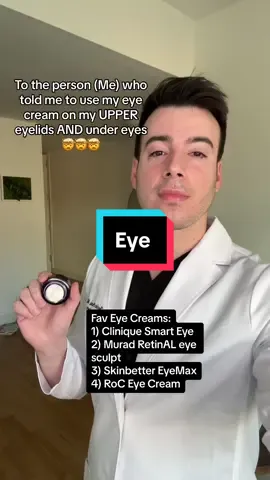 Derm Hack: Dont neglect upper lids. #eye #mua #skincare @Clinique @Murad Skincare @RoC Skincare @skinbetter science 