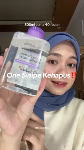 sunscreennya juara bgt eh micellar waternya juga gamau kalah saing dong, duh #facetology #fyp #micellarwater 