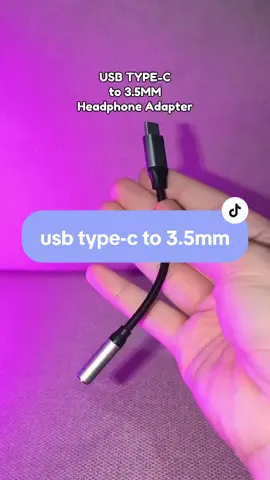 Buti meron pala nito 😁 nagagamit ko na ulit earphones ko at wired mic 💜 #headphoneadapter #adapter #phoneaccessories #Tech #fyp 
