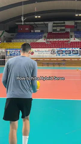 What do you think about hybrid serves? #volleyball #volleyballplayer #hybridserve #serve 