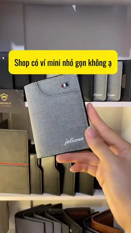 Ví mini nhỏ gọn chất liệu canvas #ví #vinam #xuhuong #fyp 