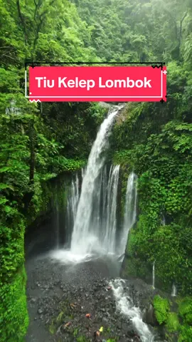 This truly has to be the most magical waterfall I have ever seen, this is Tiu Kelep📍 #waterfall in #Lombok, #indonesia  #drone #dji #travel #backpack #jungle #bali 