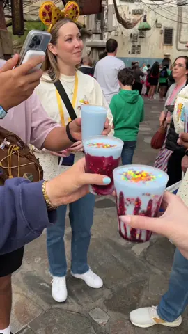 If someone could explain the taste of blue milk, that would be greatly appreciated @Disney Parks #thisismagic #hostedbydisney #bluemilk #starwarsdisneyworld #thingstodoatdisney #disneybucketlist 