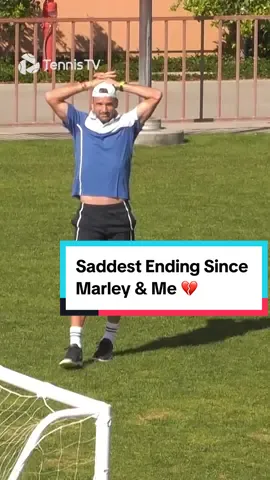 So close but yet so far 😥 #tennis #tennistv #sports #football #skills #dimitrov 