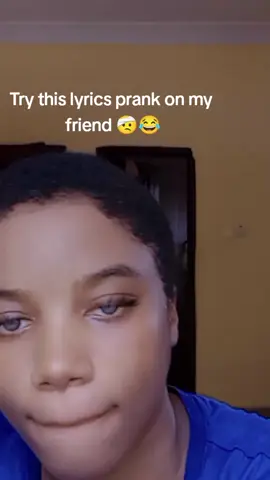 lyrics prank on my friend 😂🤣