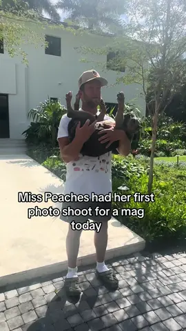 Miss Peaches had her 1st photoshoot today.  Very exciting. #misspeaches 