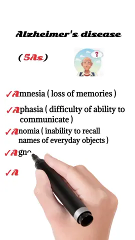 Alzheimer's disease #Alzheimer #medical_mnemonics786 #m_m786 #mbbs #usmle 