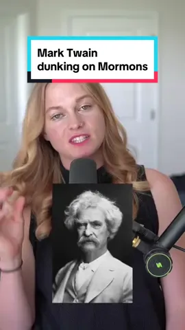 Mark Twain really knew how to throw down a poetic diss. 😭 #lds #mormon #BookTok #marktwain #exmo #saltlakecity #slc 