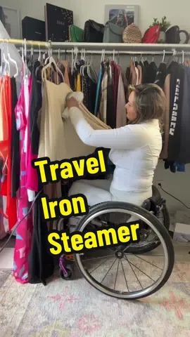 The perfect travel iron steamer for every trip! #travelgadgets #ironsteamer 