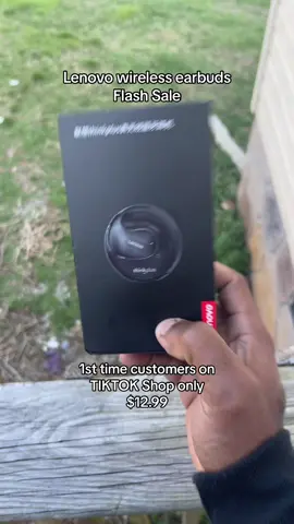 First time buyers on TikTok shop only pays $12.99. That’s a steal. This sale won’t last forever so y’all go check it out these earbuds originally go for over $60 dollars… Run dont walk yall.. .. ##wirelessheadphones##wirelessearbuds##headphones##earbuds##lenovo##TikTokMadeMeBuy##TikTokShop