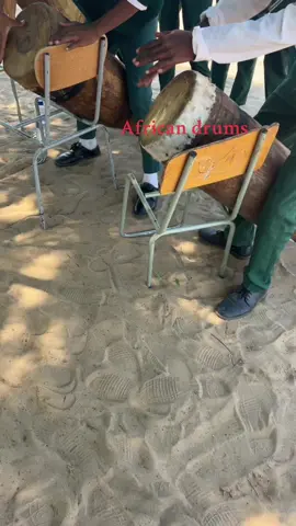 African drums got me dancing today ……..it was a please to see these youngsters hit the drums  #satisfying #namibiantiktoker🇳🇦 #africa #rundu #culture 
