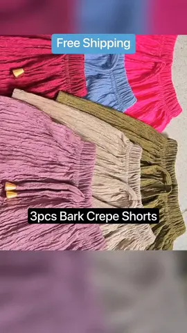 3pcs Bark Crepe Shorts for kids girls assorted colors Price dropped to just ₱95.00 - 115.00!#affiliatemarketing #affiliatemarketing2023 
