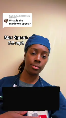 Replying to @InaChildBitiOmi max speed 3.8mph which is equivalent to a light jog. Im sure thats doen for safety reasons since there are no handles to hold on to. #walkingpad #exercise #athomeworkout #athome #Fitness #health #wellness 